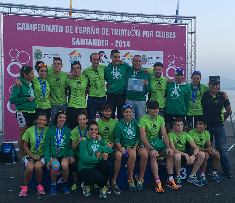 Doble Podium y ascenso para Saltoki Trikideak en el Nacional de Clubes